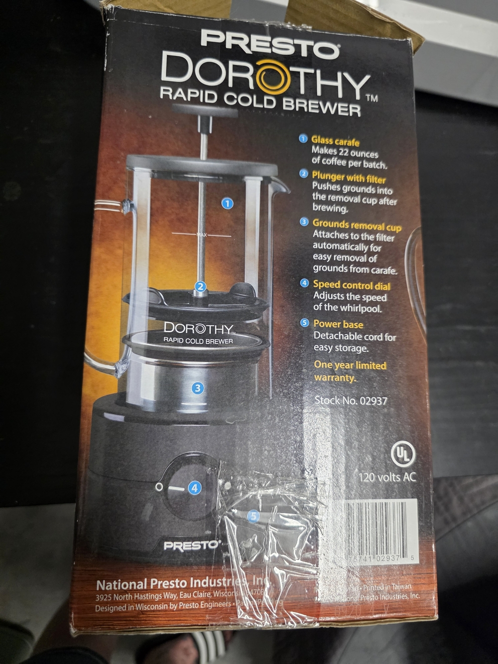 Dorothy Rapid Cold Brewer - Black
